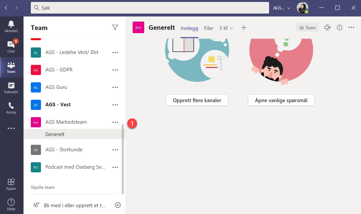 Hvordan opprette private kanaler i Microsoft Teams